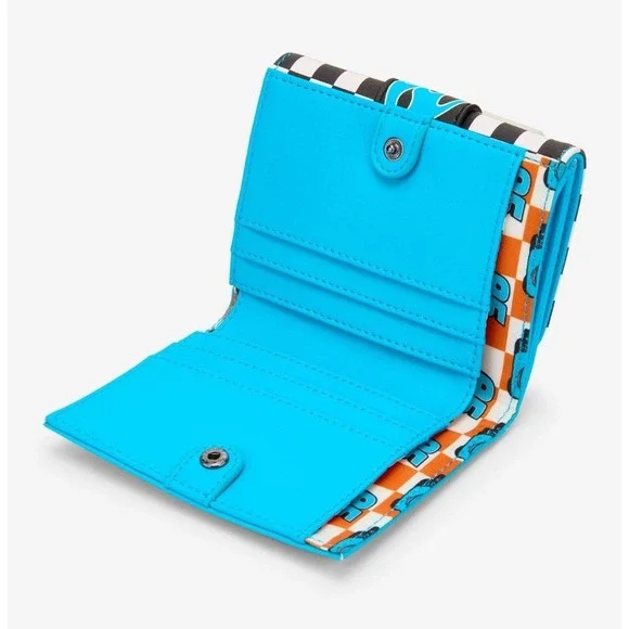 NWT Loungefly Disney Pixars Cars McQueen Dinoco Light-Up Crossbody Bag & WALLET - Picture 8 of 11